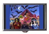 COIN, MINT, GUITAR PICK HOLDER OR PILL BOX: Nosferatu Gypsy Vampire Pop By Penny Silver