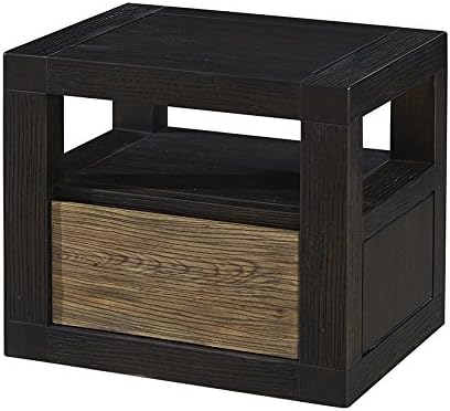 Night Stand Solid Wood Bed Side With One Drawer Two Layer Cabinet
