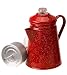 Kuchenprofi Red Speckle Enamel Coffeepot 8 Cup