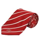 Nebraska Cornhuskers Scarlet Striped Embriodered Team Logo Tie