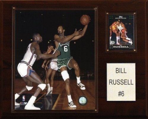 NBA Bill Russell Boston Celtics Player Plaque