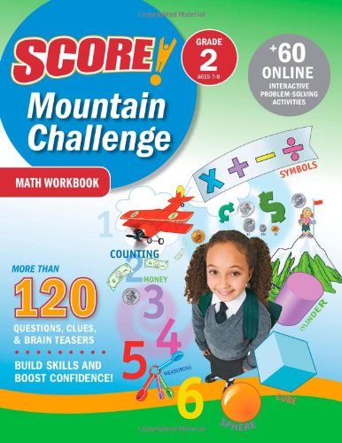 score mountain challenge math workbook grade 2 ages 7 8