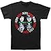 Kiss Distressed Dynasty Tour 1979 Print Men's Slim Cotton Shirt