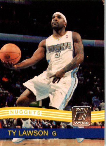 2010 / 2011 Donruss # 114 Ty Lawson Denver Nuggets NBA Trading Card- In Protective Screwdown Case!