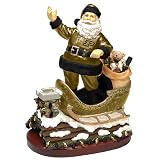 Purdue Boilermakers NCAA Rooftop Santa Figurine