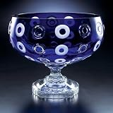 Deco Cobalt Footed Bowl