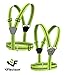 Flectson™ Reflective Vest/Belt Provides 360 Degree High Visibility for your Safety Outdoors: Running, Biking, Jogging etc.