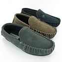 Mens Dunlop Suede Mocassin Slippers
