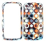 HTC Sensation Multi-Color Circles and Dots in Rows Hard Case/Cover/Faceplat ....