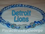 NFL Detroit Lions 3-Rope x 50 Titanium Tornado Sport Necklace - 18"