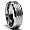 8MM Tungsten Ring with Laser Etched Celtic Design Size 8