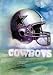 Dallas Cowboys helmet logo print POSTER RARE NFL NEW - 17