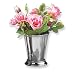 Nickel-plated Stainless Steel Beaded Mint Julep Cup
