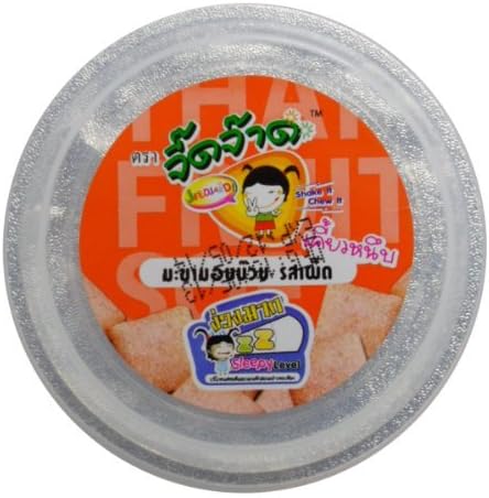 Chewy Tamarind Candy with Spicy Plum Snack Jeedjard Brand Net WT 50g (1.76 oz) x 1bottle by Jeedjard