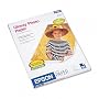 Epson Glossy Photo Paper, 8.5 x 11 Inches, 50 Sheets per Pack (S041649)
