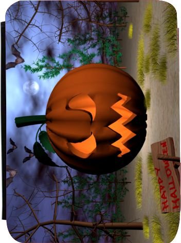 Rikki KnightTM Happy Halloween Lighted Pumpkin Kindle® FireTM Notebook Case Black Faux Leather - Unisex - Ideal Gift for all occassions!