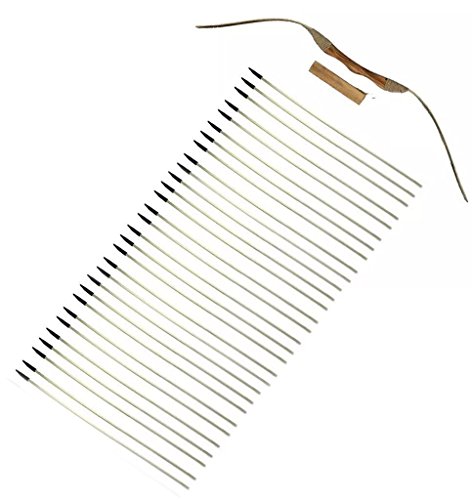 Sgs® wooden bow and arrow set with quiver & 10 woo…