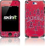 Skinit Los Angeles Angels - Red Primary Logo Blast Vinyl Skin for iPod Touch (4th Gen)