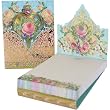 Roses Bouquet Romance Mini Notepad with magnet, Punch Studio