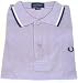 Fred Perry Mens Cotton Short Sleeve Twin Tipped Polo Shirt - Violet