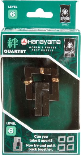 QUARTET Hanayama Cast Metal Brain Teaser