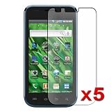 5x Samsung Vibrant SGH-T959 Premium Clear LCD Screen Protector Cover Guard Film, no cutting is required! Exact fit and satisfaction guaranteed!