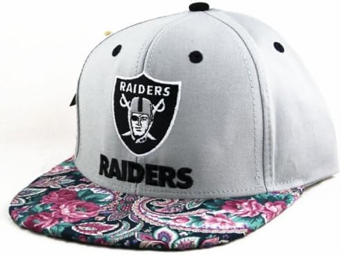 Los Angeles LA Raiders Custom Paisley Snapback Hat
