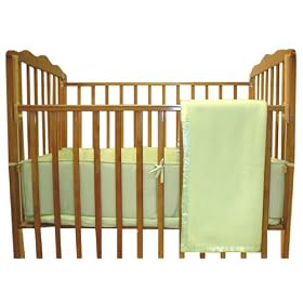 American Baby Company 3-Piece Cotton Percale Porta-Crib Set