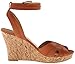 Nine West Women's Braveit Leather Wedge Sandal
