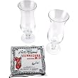 Pat OBriens Hurricane Mix and 2 Hurricane Glasses