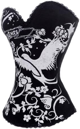 Alivila.Y Fashion Sexy Phoenix Print Lace Punk Corset 2269A(Without G-String)