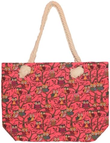 Multi Use Diaper Tote Bag (Owl) (Pick a Color) (Beach Pink)