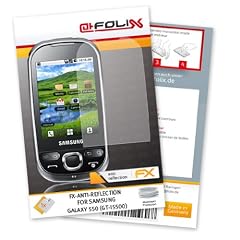 atFoliX FX-Antireflex Displayschutzfolie f�r Samsung Galaxy 550 (GT-i5500) - Displayschutz antireflektierend! H�chste Qualit�t - Made in Germany!