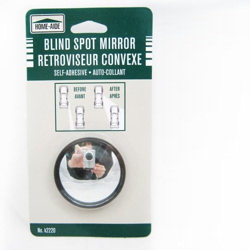 2 Blind Spot Side View Mirrors Car Auto Safety Wide Glass Round Rearview Vehicle