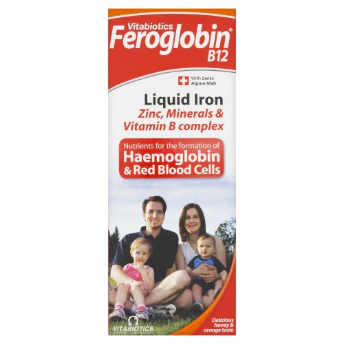 Vitabiotics Feroglobin-B12 Iron Supplement Liquid 200ml
