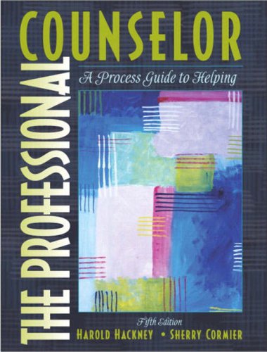 the professional counselor a process guide to helping 5th edition