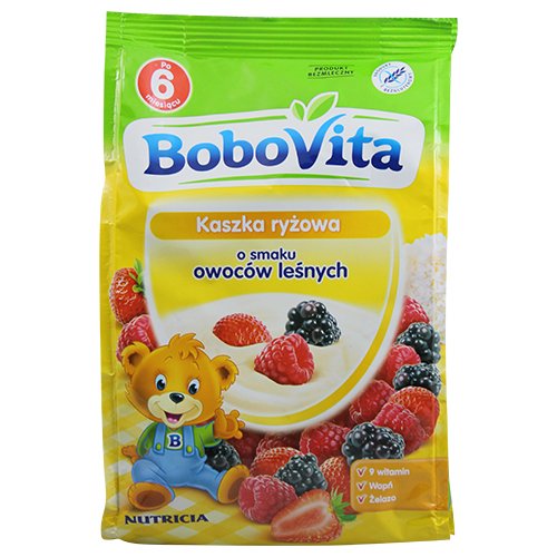 Bobovita Rice Gruel with Forest Fruits for Babies (180g/6.3oz)