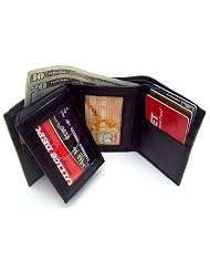 Mens Black Leather Wallet