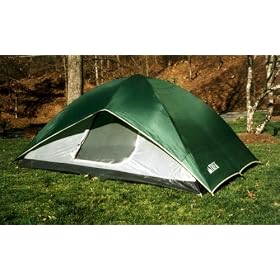 Trek Tents 2 - 3 - person 9' x 6'6 Dome Tent Green Gray