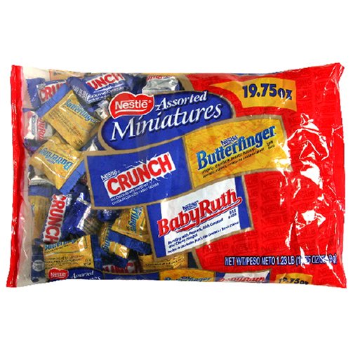 Nestle Assorted Miniatures, 19.75-Ounce Bags (Pack of 4)