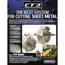 Champion CT3-5/8 Carbide Tipped 5/8-Inch Hole Cutter-1/8-Inch Sheet Metal