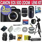 Canon EOS 50D 15.1 MP Digital SLR Camera + Canon 18-55mm Image Stabilizer L ....
