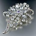 Flower Swarovski Crystal Brooches & Pins