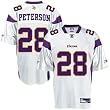 Adrian Peterson Jersey: Reebok White Replica #28 Minnesota Vikings Jersey