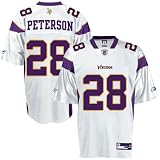 Adrian Peterson Jersey: Reebok White Replica #28 Minnesota Vikings Jersey