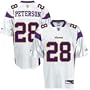 Reebok Minnesota Vikings Adrian Peterson Replica White Jersey