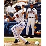 Andruw Jones Autographed Atlanta Braves (Hitting) 8x10 Photo