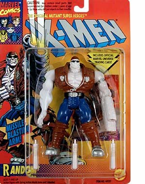  Random Action Figure - 1994 - X-Men Mutant Super Heroes - Spring Action Missile Arms & 3 Missiles - Trading Card - Limited Edition - Collectible