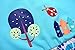 Kids Girls Cartoon Printed Pure Cotton Casual Long Sleeve Floral Dress