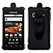 Cbus Wireless Black Holster Case w/ Ratcheting Belt Clip for Samsung Galaxy Prevail / Precedent / M820 ¡­